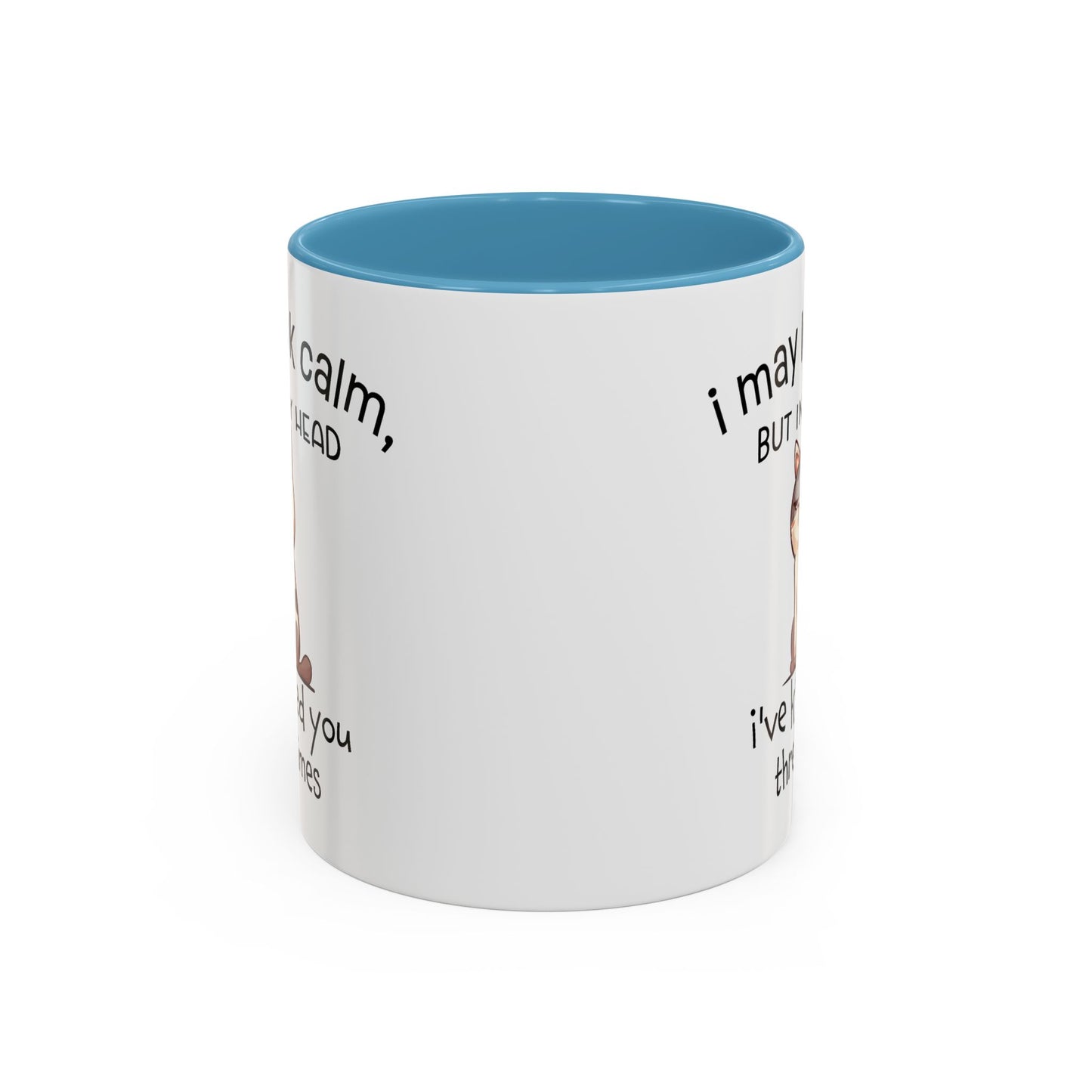 Adult Mug - I May Look Calm Cat