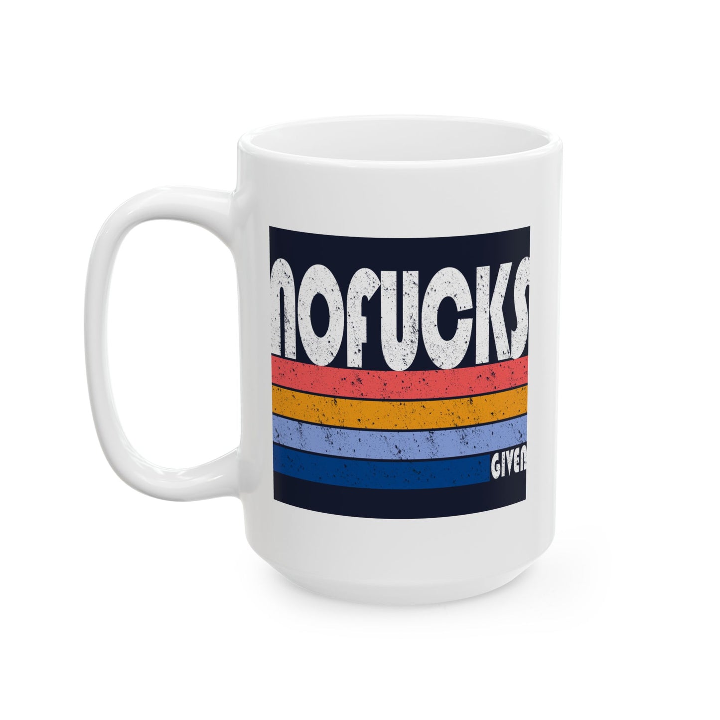 Adult Mug - No Fucks Given Retro