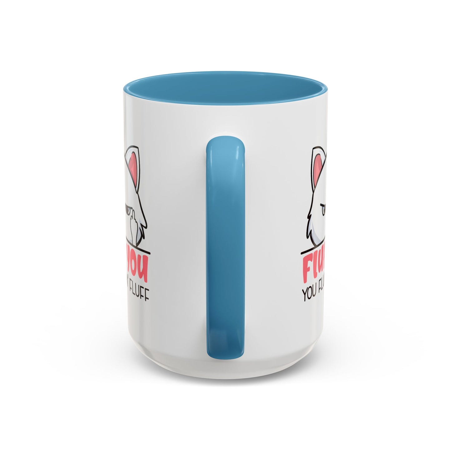 Adult Mug - Fluff You White Cat