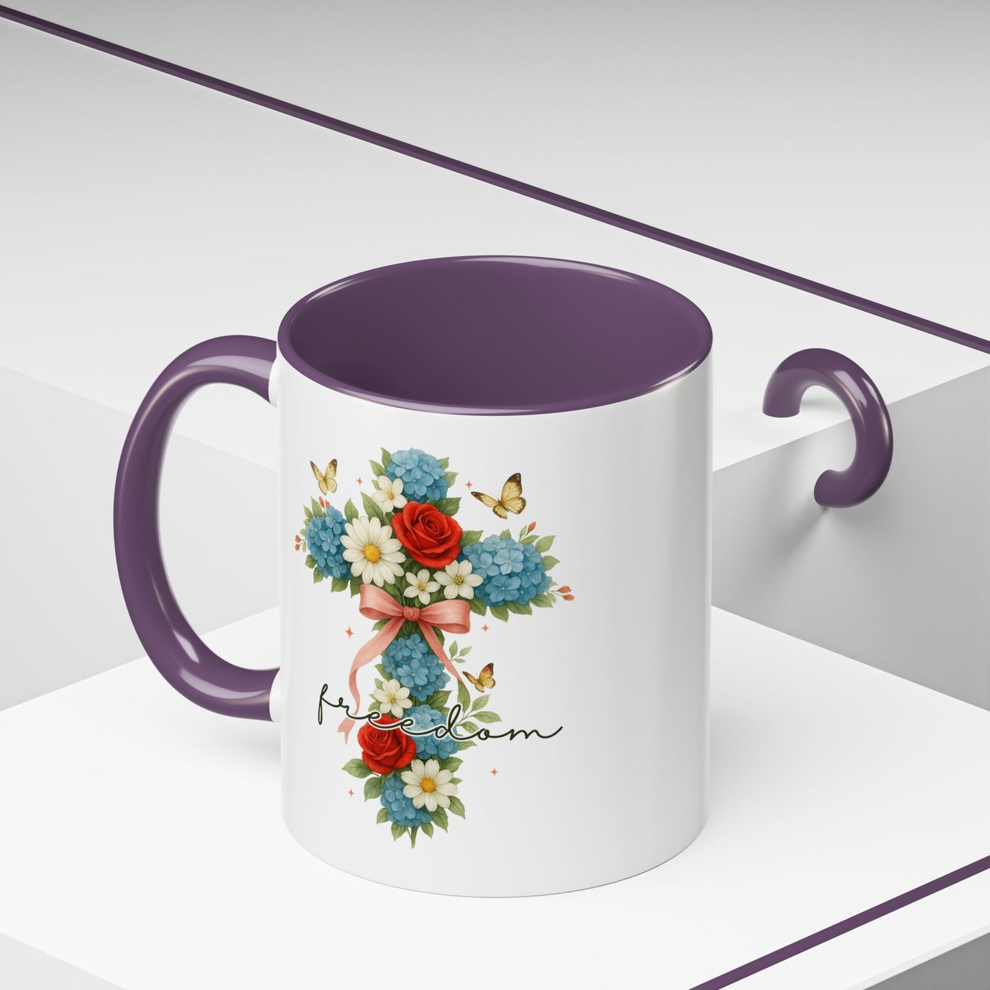 4th of July Mug - Freedom Cross