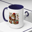 Christmas Mug - Snowman with Christmas Decorations
