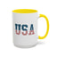 4th of July Mug - USA American Flag
