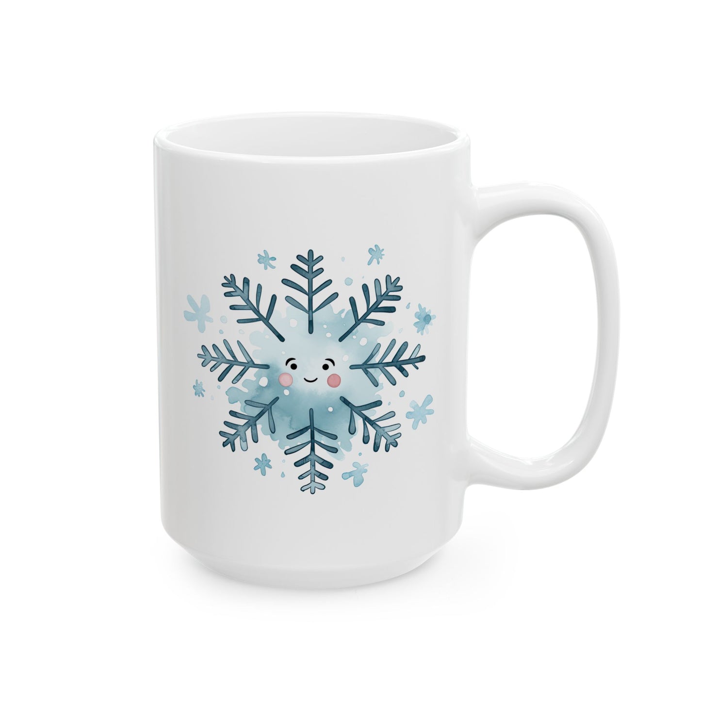 Christmas Mug - Smiley Snowflake