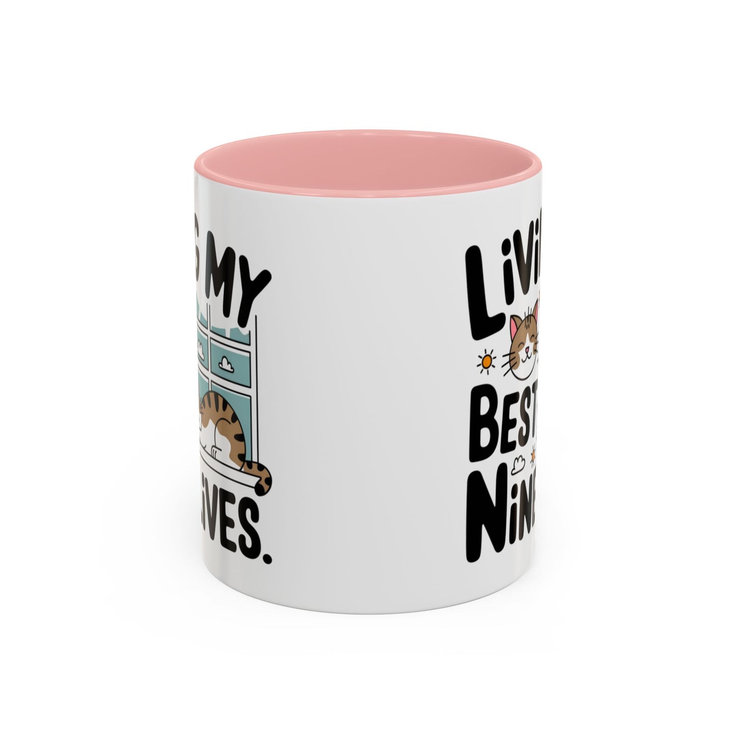 Animal Mug - Living My Best Nine Lives