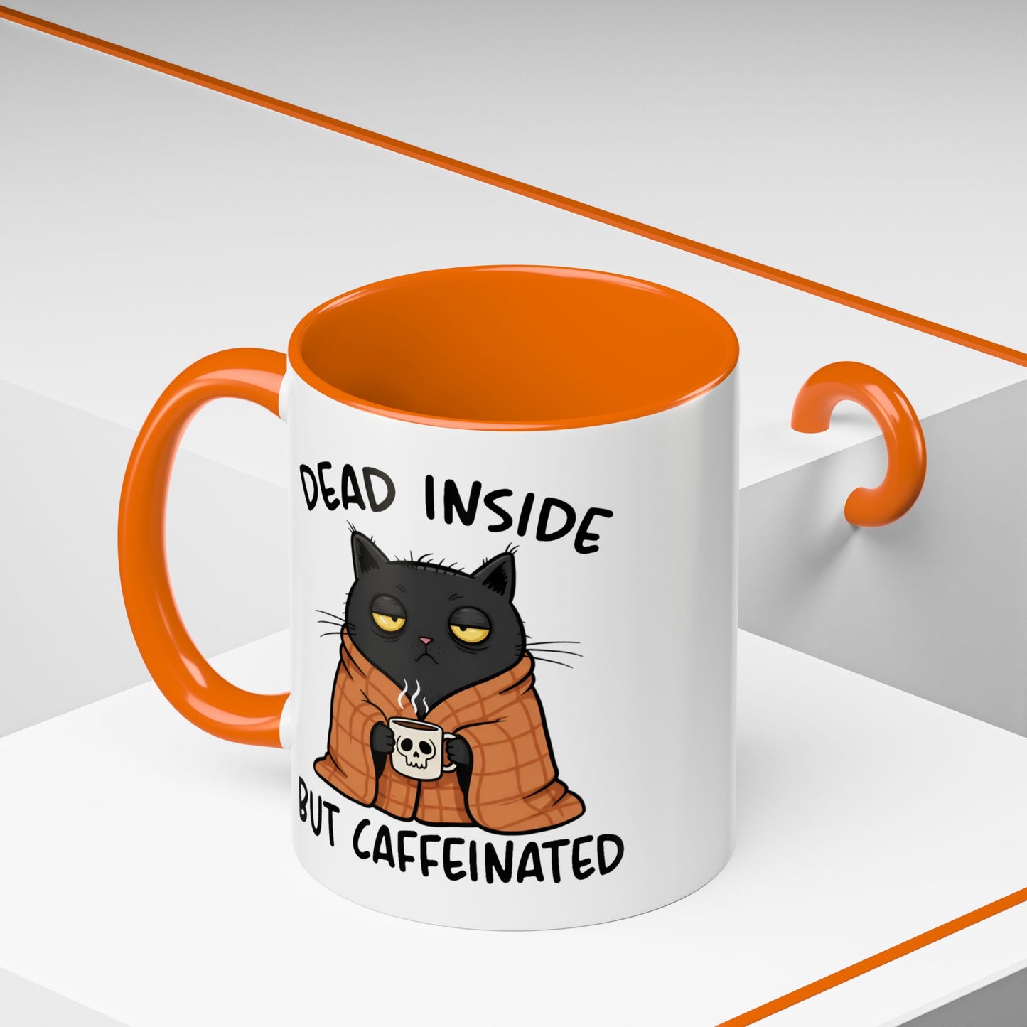 Animal Mug - Dead Inside But Caffeinated