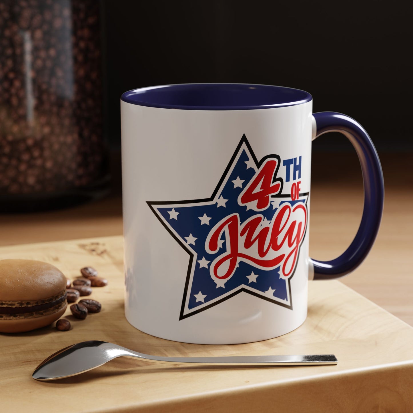 4th of July Mug - 4th of July Star Flag
