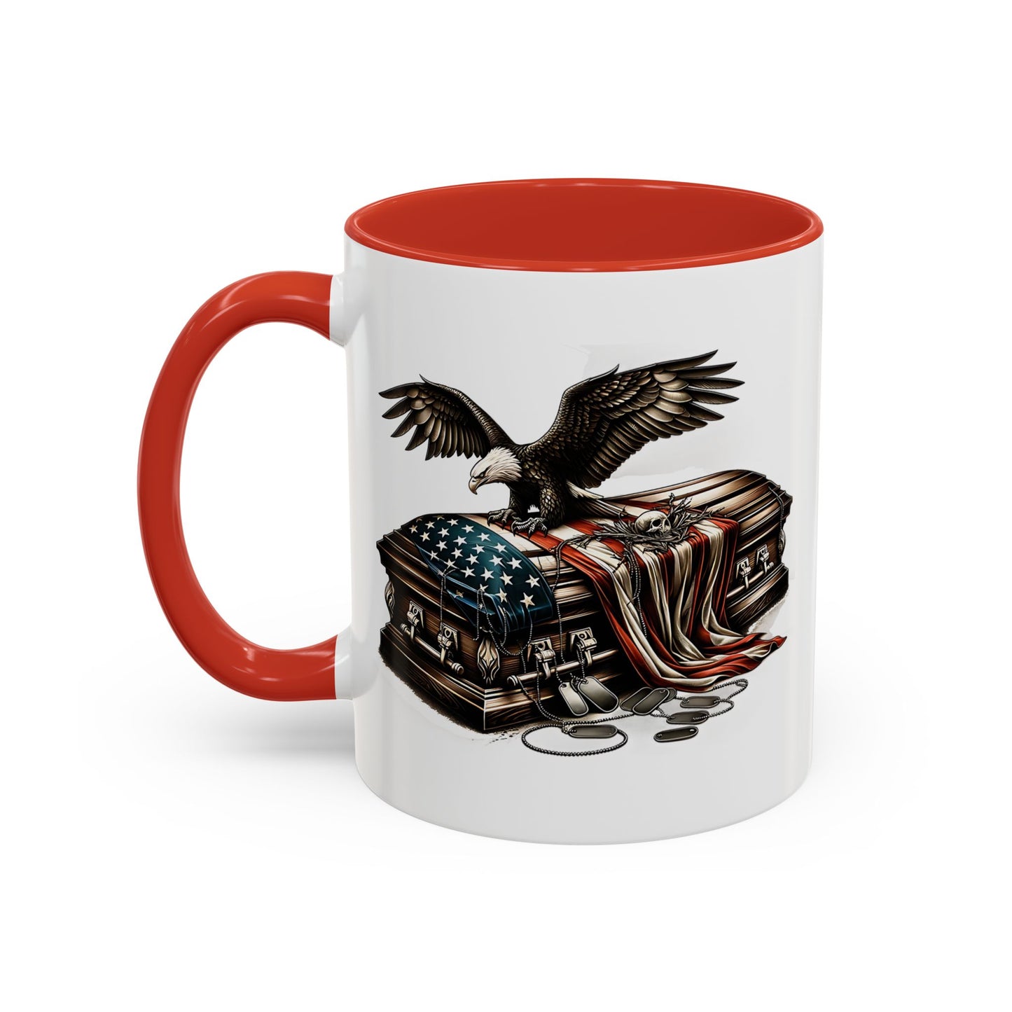 4th of July Mug - American Bald Eagle Fallen Soldier
