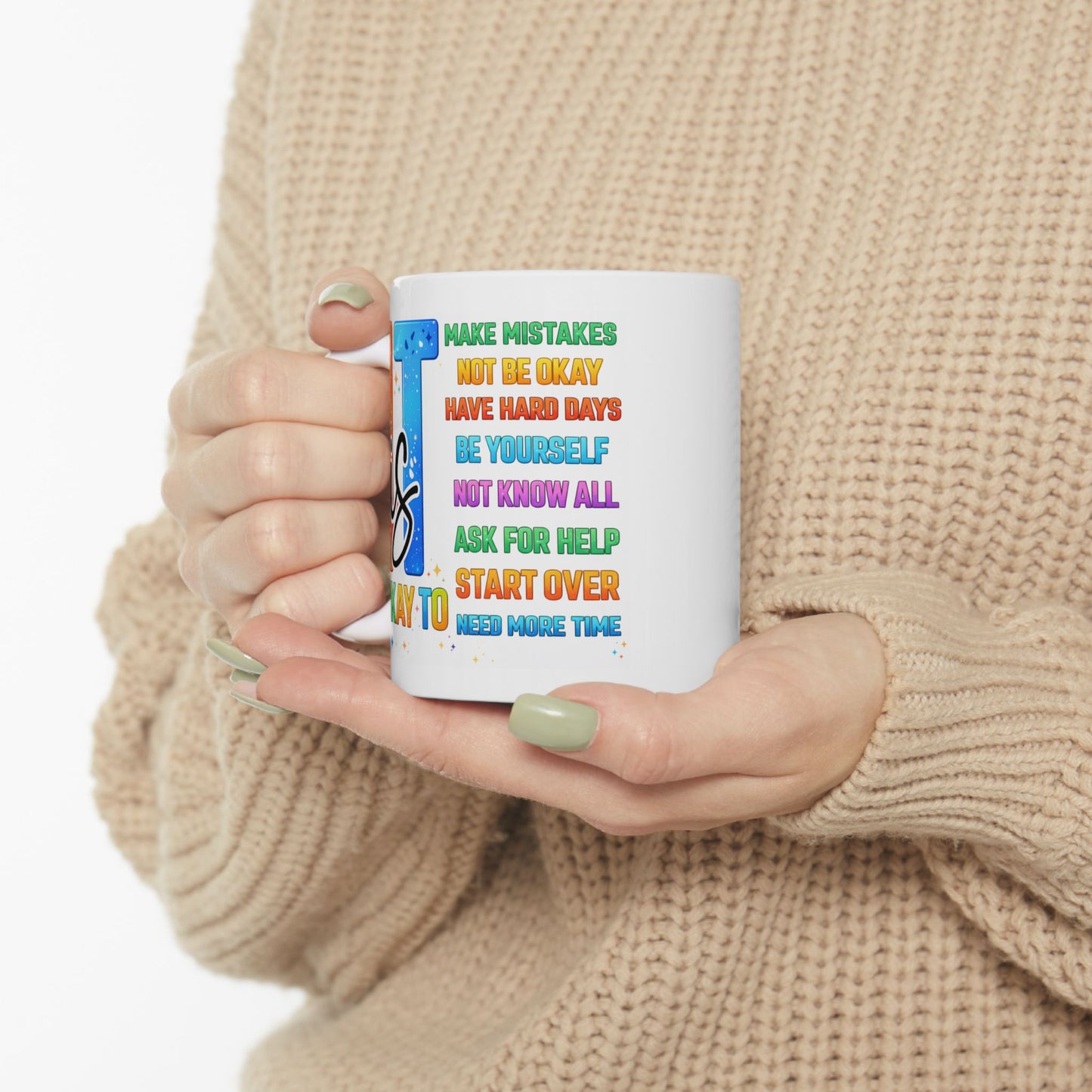 Wellness Mug - It's Ok To Make Mistakes