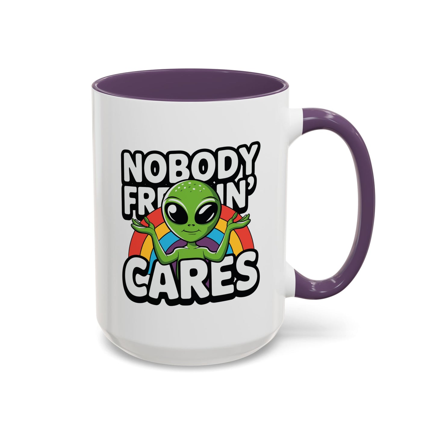 Alien Mug - Nobody Freakin Cares