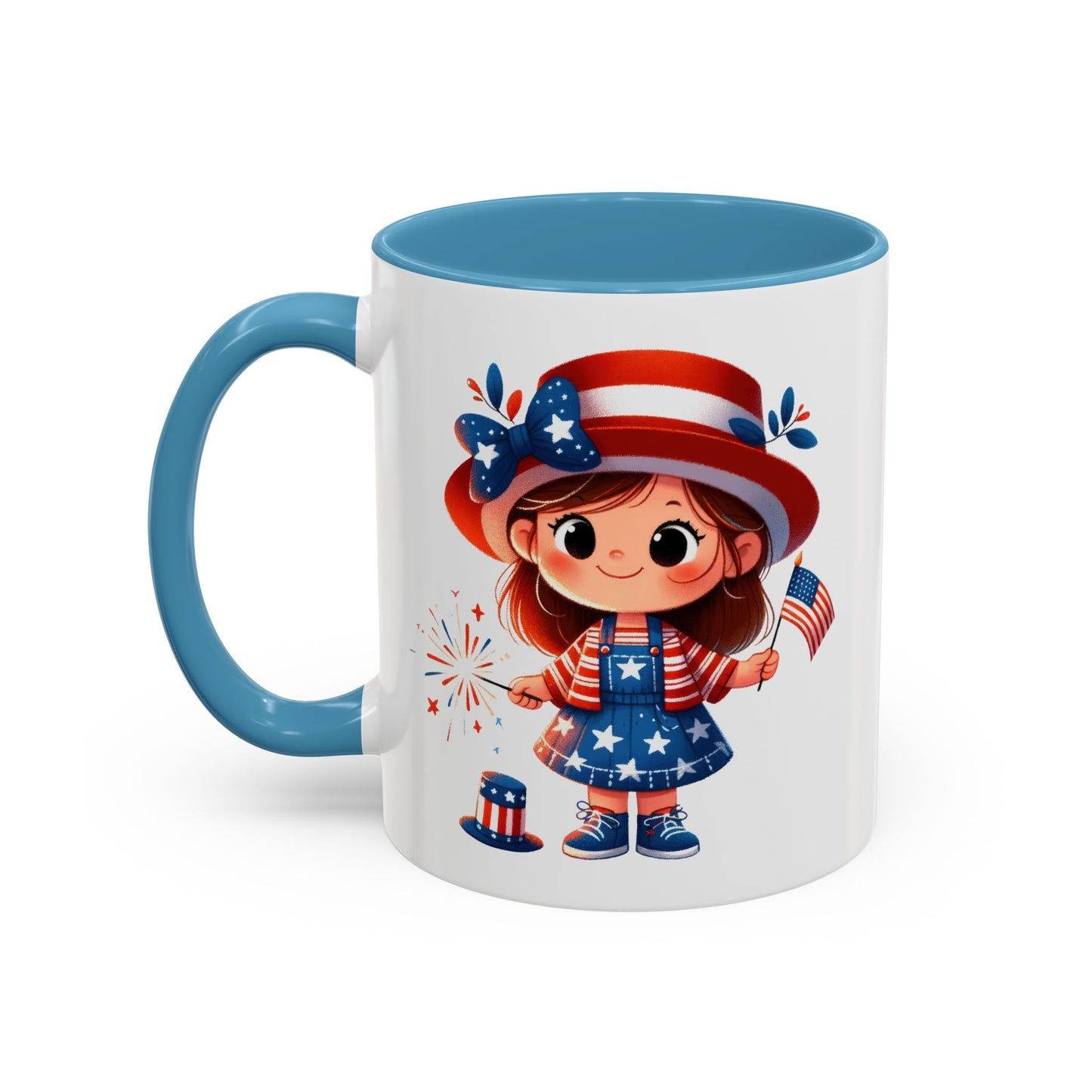 4th of July - American Girl Flag
