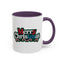 Christmas Mug - Merry Christmas White Red & Blue Text