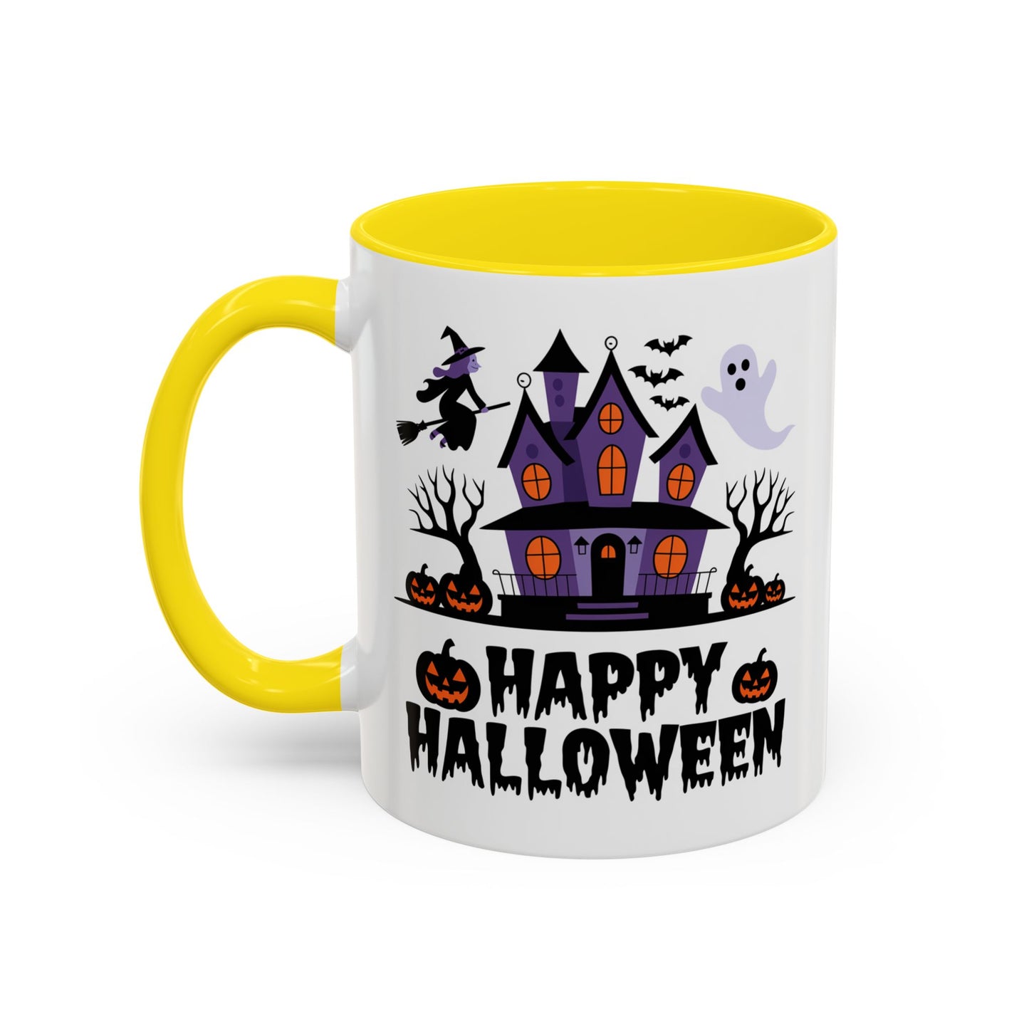 Halloween Mug - Happy Halloween Purple House