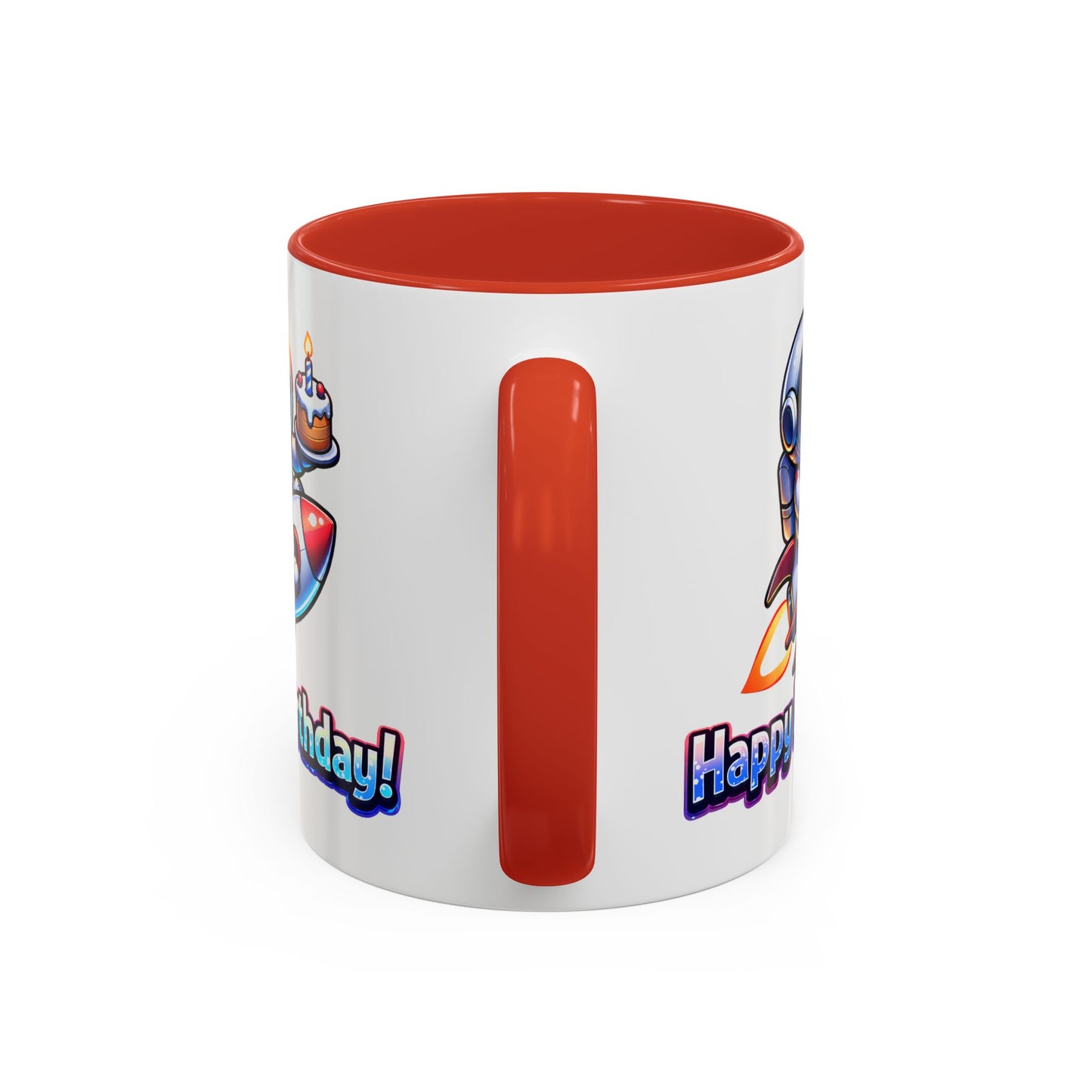 Birthday Mug - Astronaut Rocket