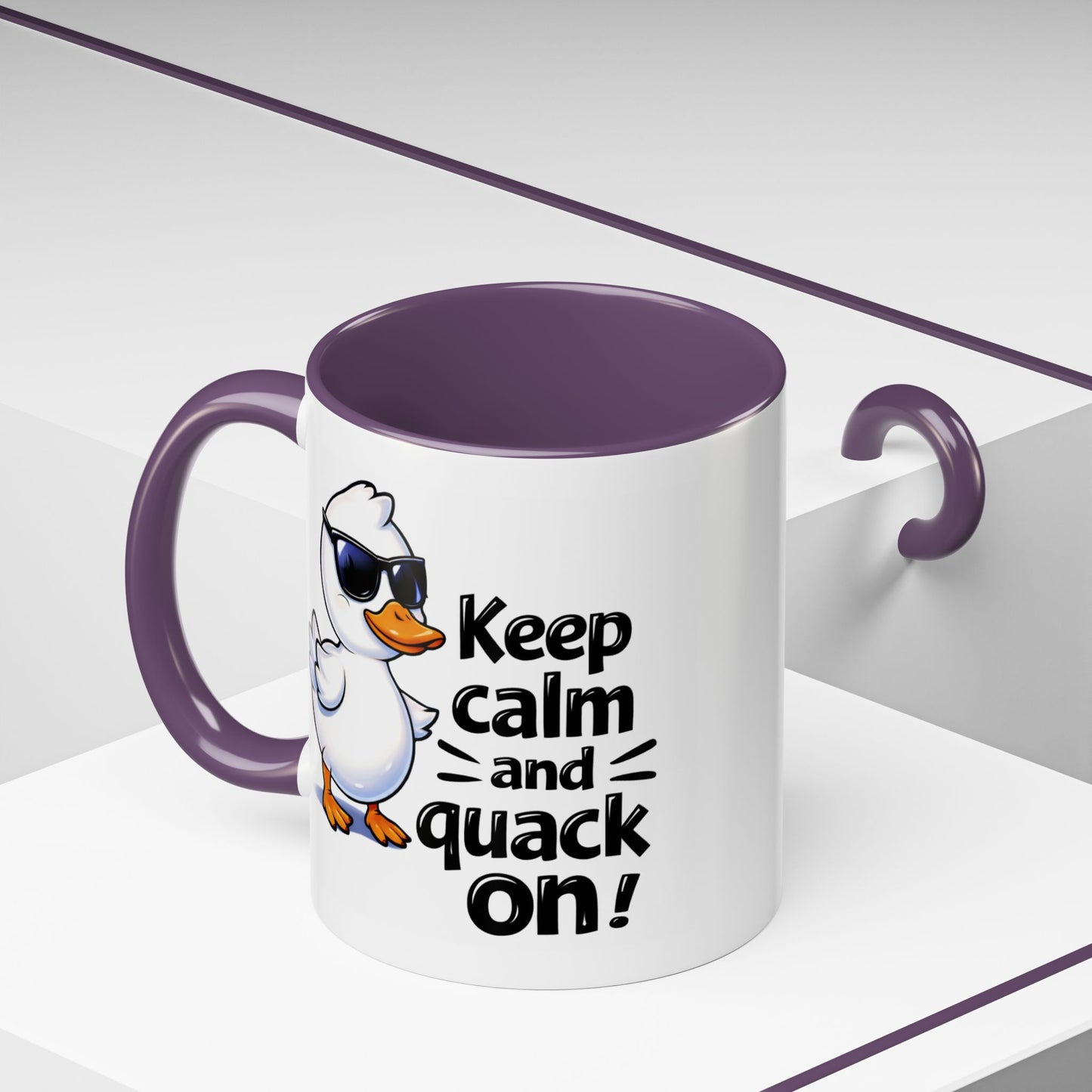 Wellness Mug - Keep Calm And Quack On