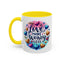 Wellness Mug - Love More Worry Less Circle