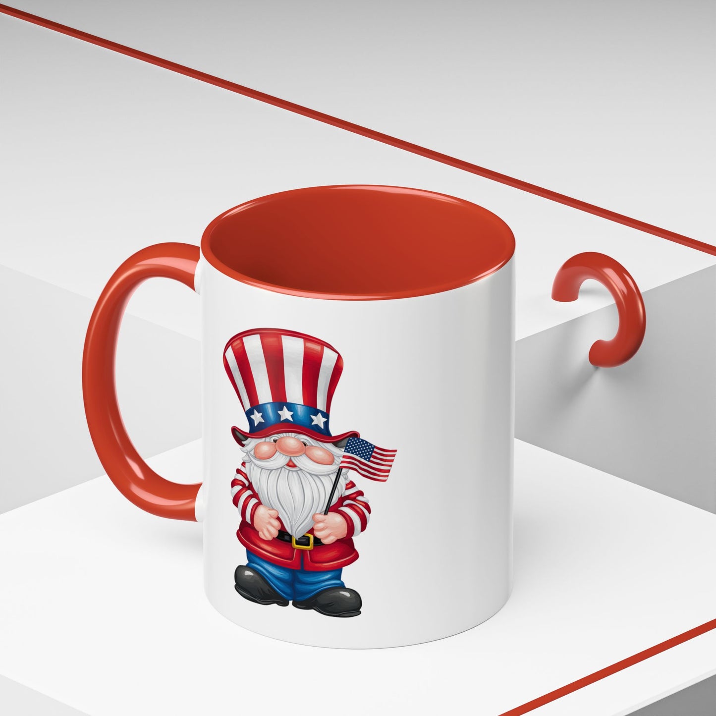 4th of July Mug - American Gnome 11