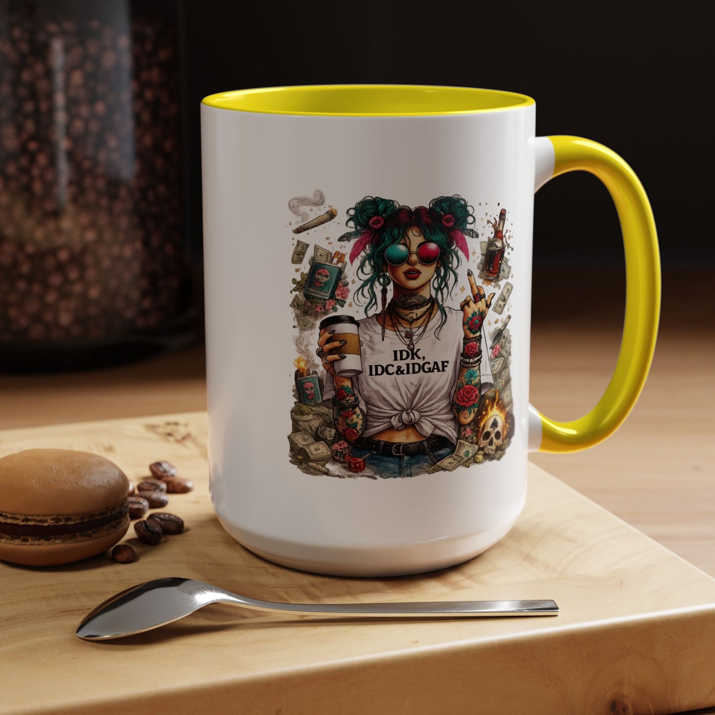 Humor Mug - The IDK IDC & IDGAF
