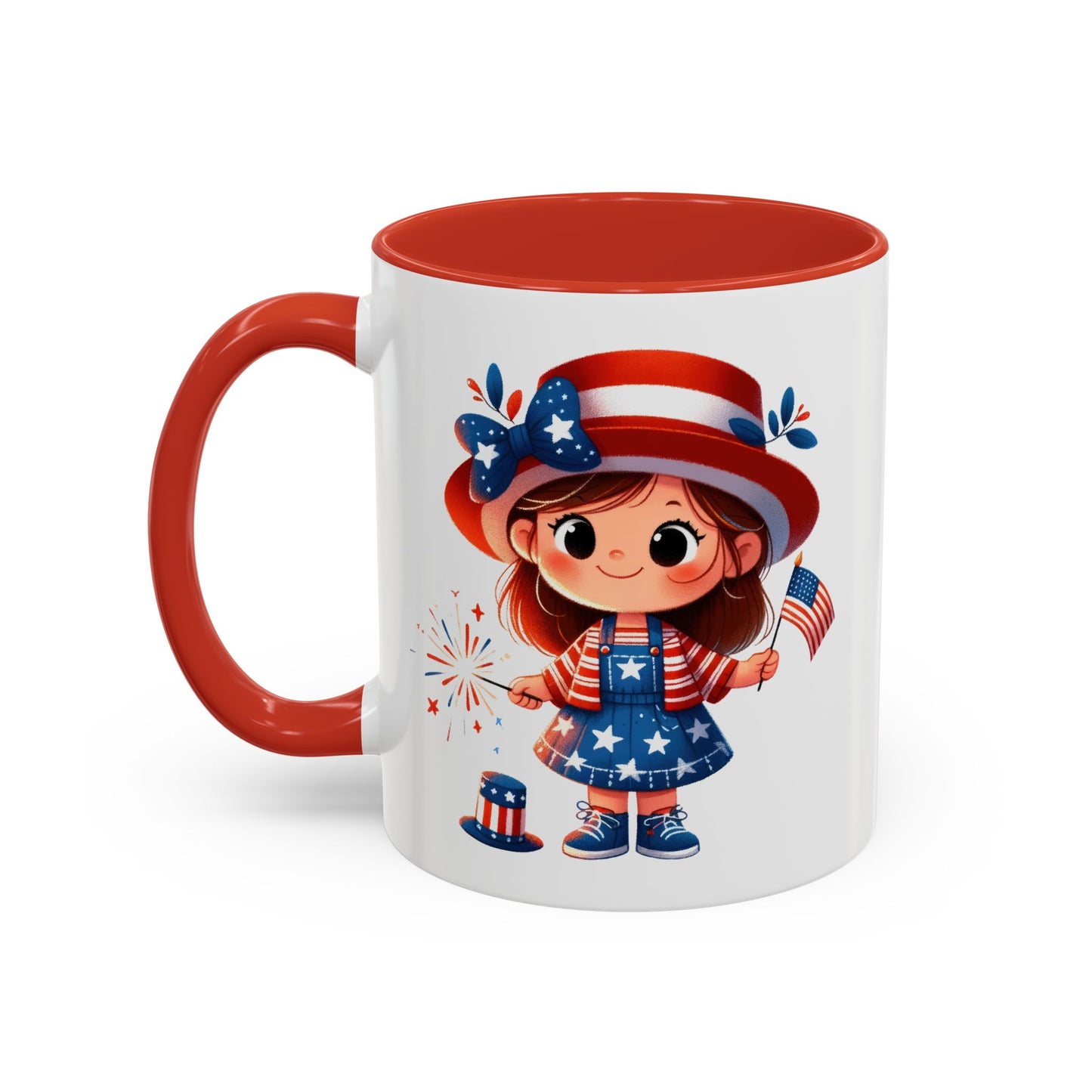 4th of July - American Girl Flag