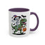 Halloween Mug - Skeleton Riding Dinosaur