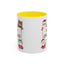 Christmas Mug - Merry Christmas Red & Green Text Santa Cute Animals