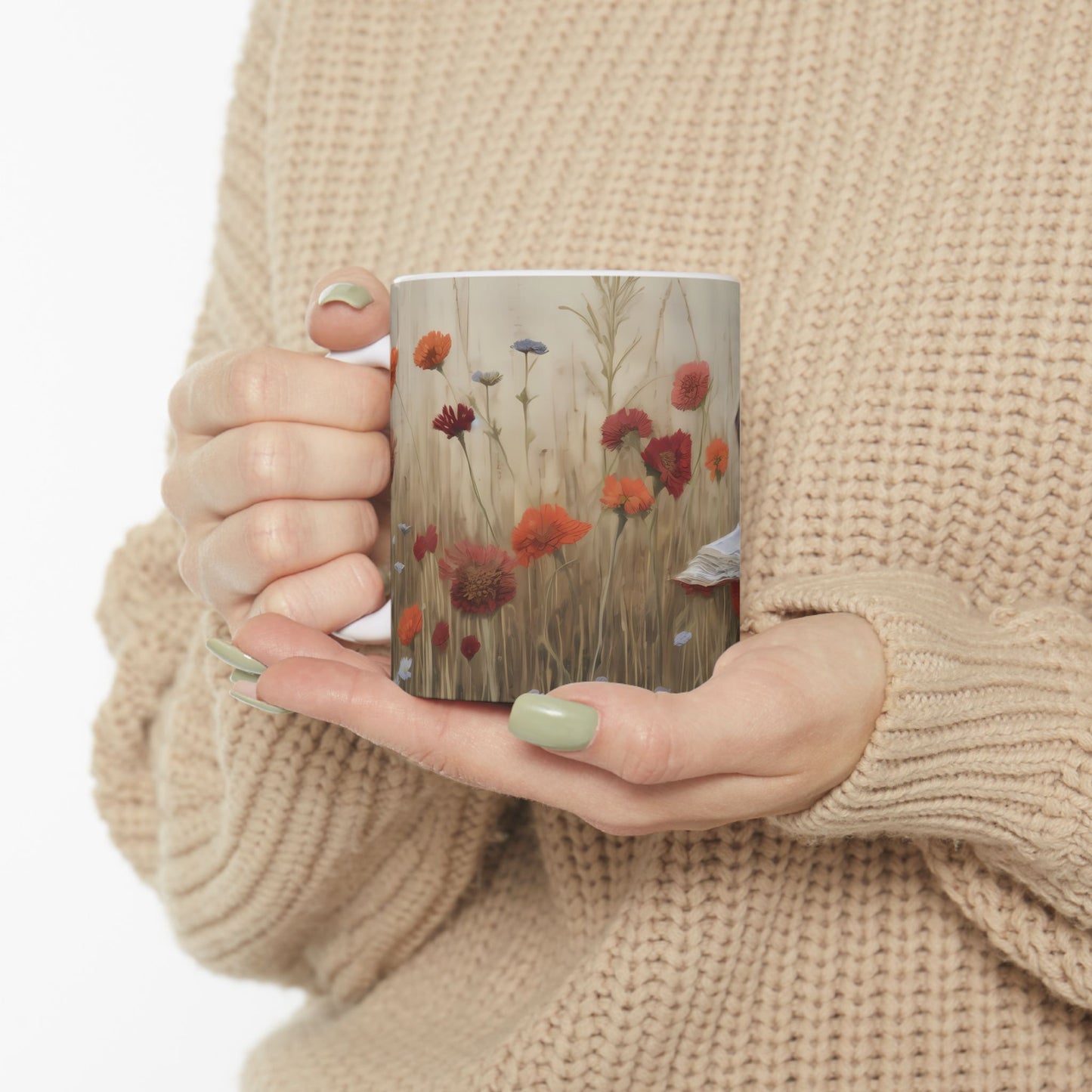 Artistic Mug - Felted Dog 3