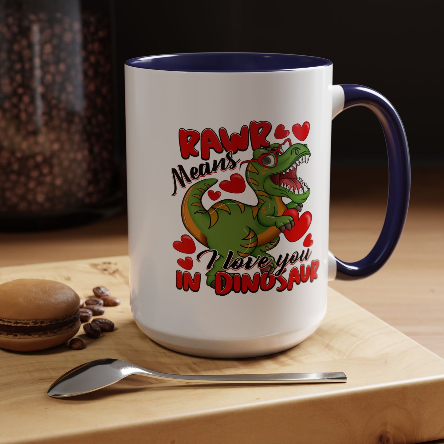 Anniversary Mug - Rawr Means I Love You