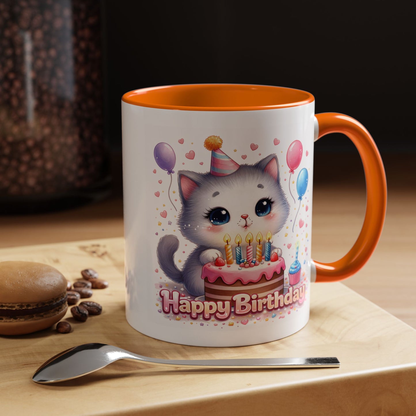 Birthday Mug - Birthday Kitty