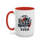 Father's Day Mug - Best Dad Ever Basketball