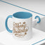 Christmas Mug - Merry Christmas Gold Text Tree Star Ornaments