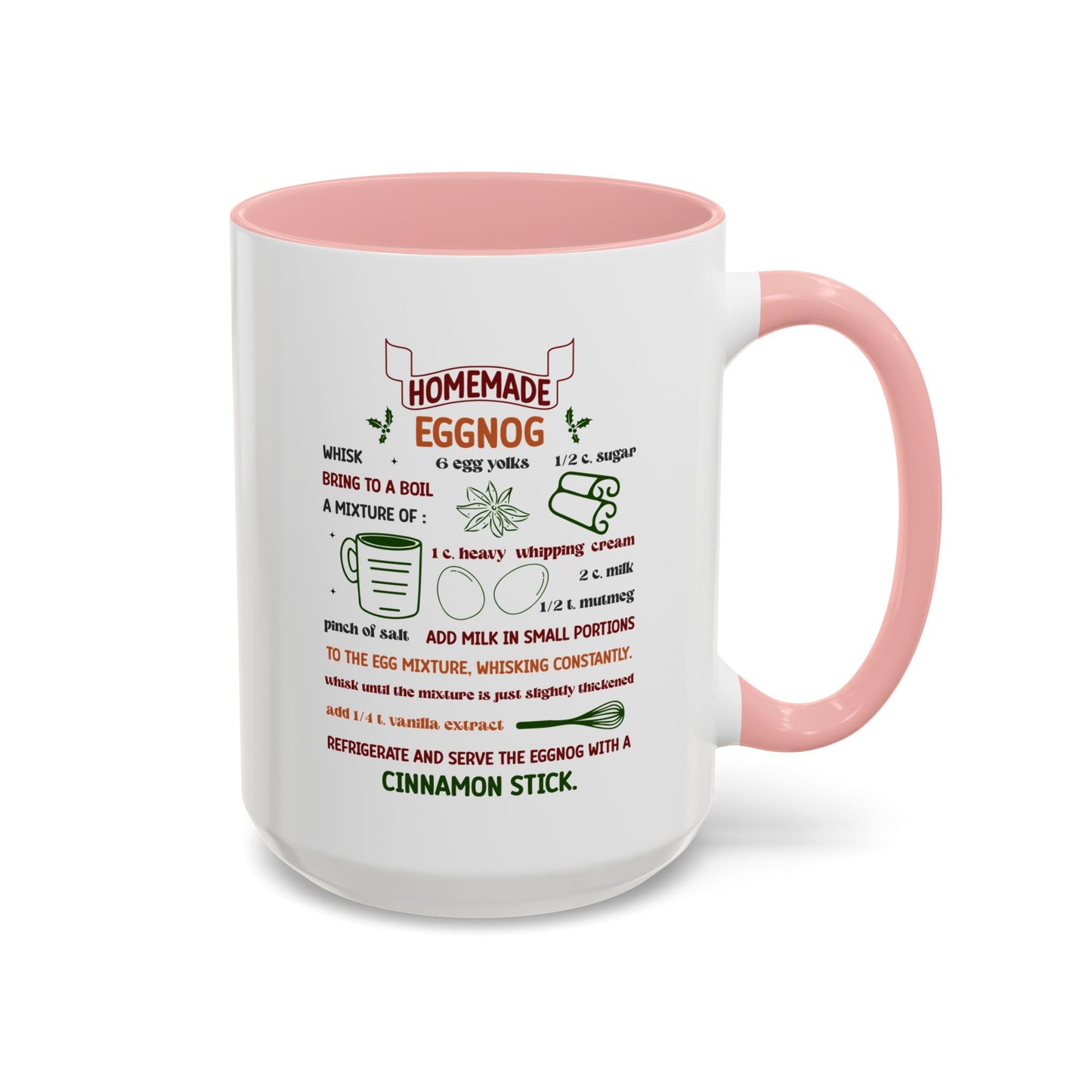 Christmas Mug - Homemade Eggnog Recipe