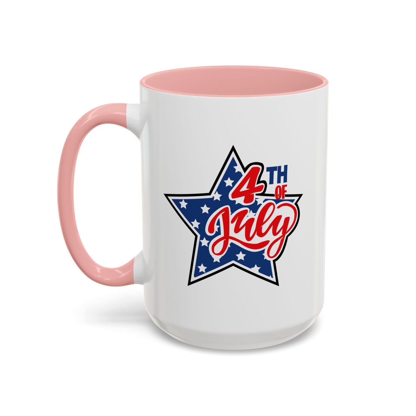 4th of July Mug - 4th of July Star Flag