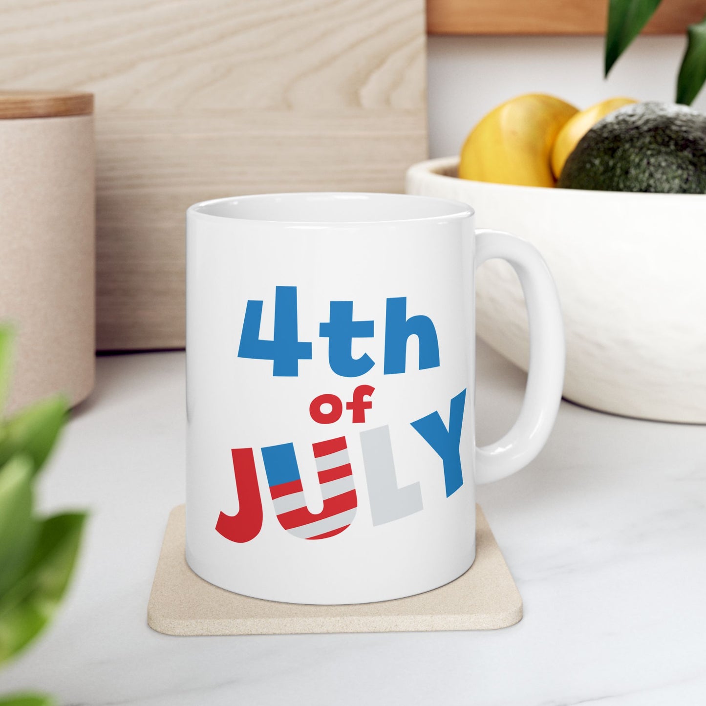 4th of July Mug - 4th of July Red White and Blue