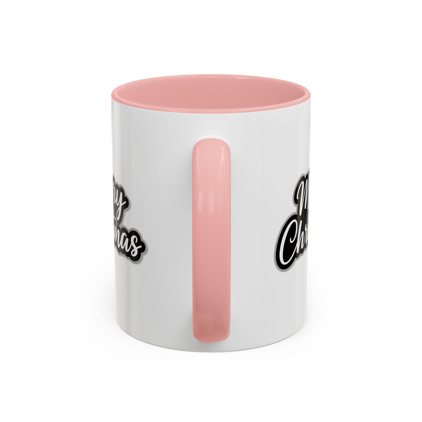 Christmas Mug - Merry Christmas White Black & Grey Text