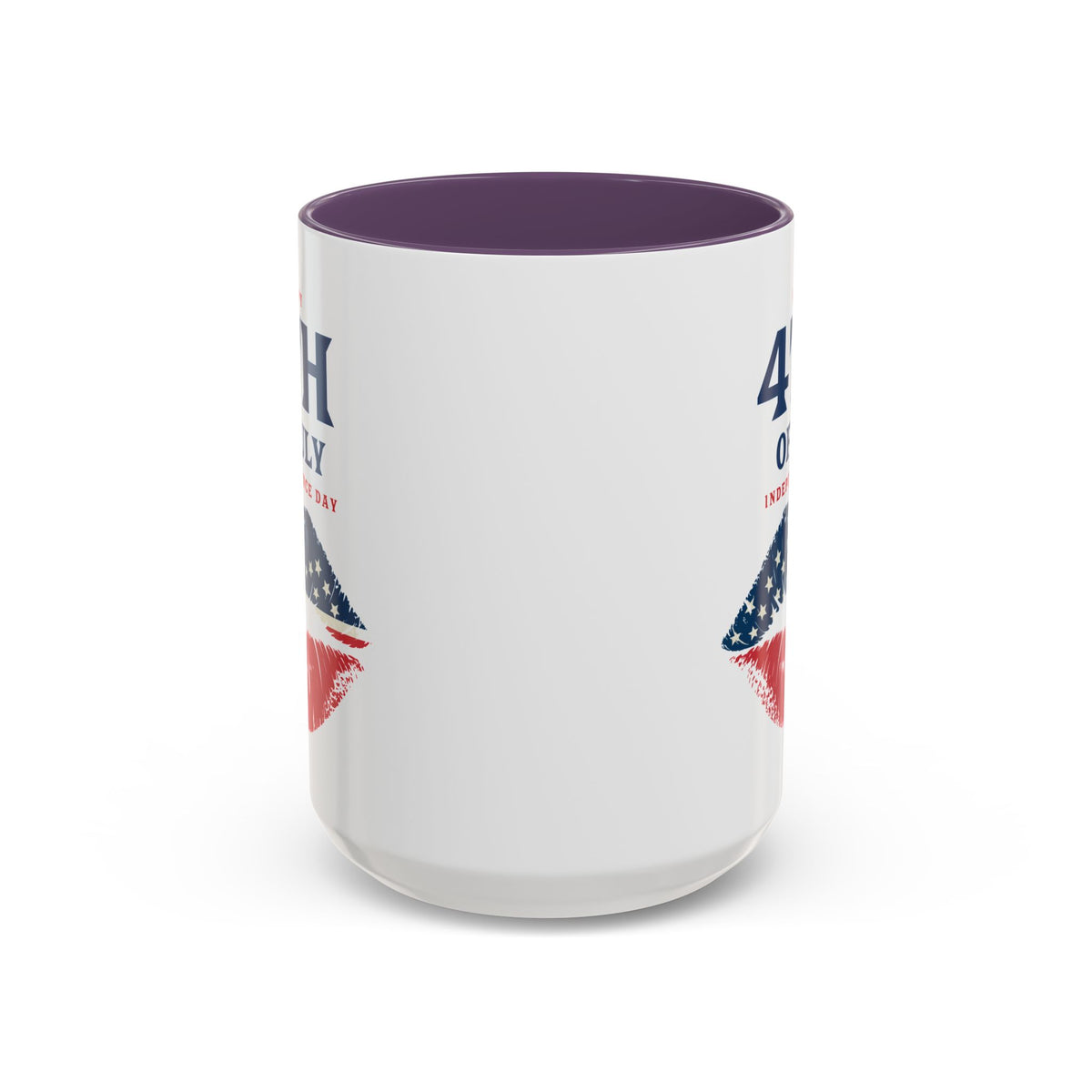 4th of July Mug - Happy 4th of July Flag Lips