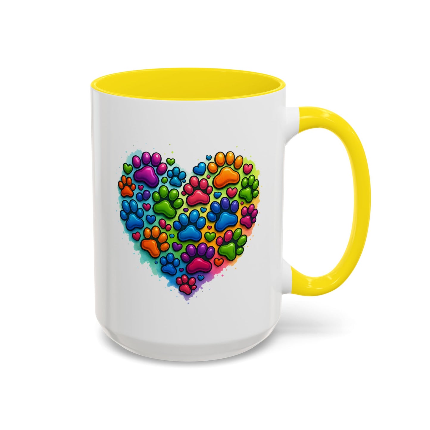 Animal Mug - Dog Paws Heart