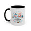 Chistmas Mug - Merry Christmas Snowman and Snowlady