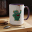 Humor Mug - Monster Drinks Coffee Spill