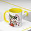 Christmas Mug - Merry Xmas Snowman Tree Present