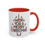 Christmas Mug - I Wish You a Merry Christmas Present Treee