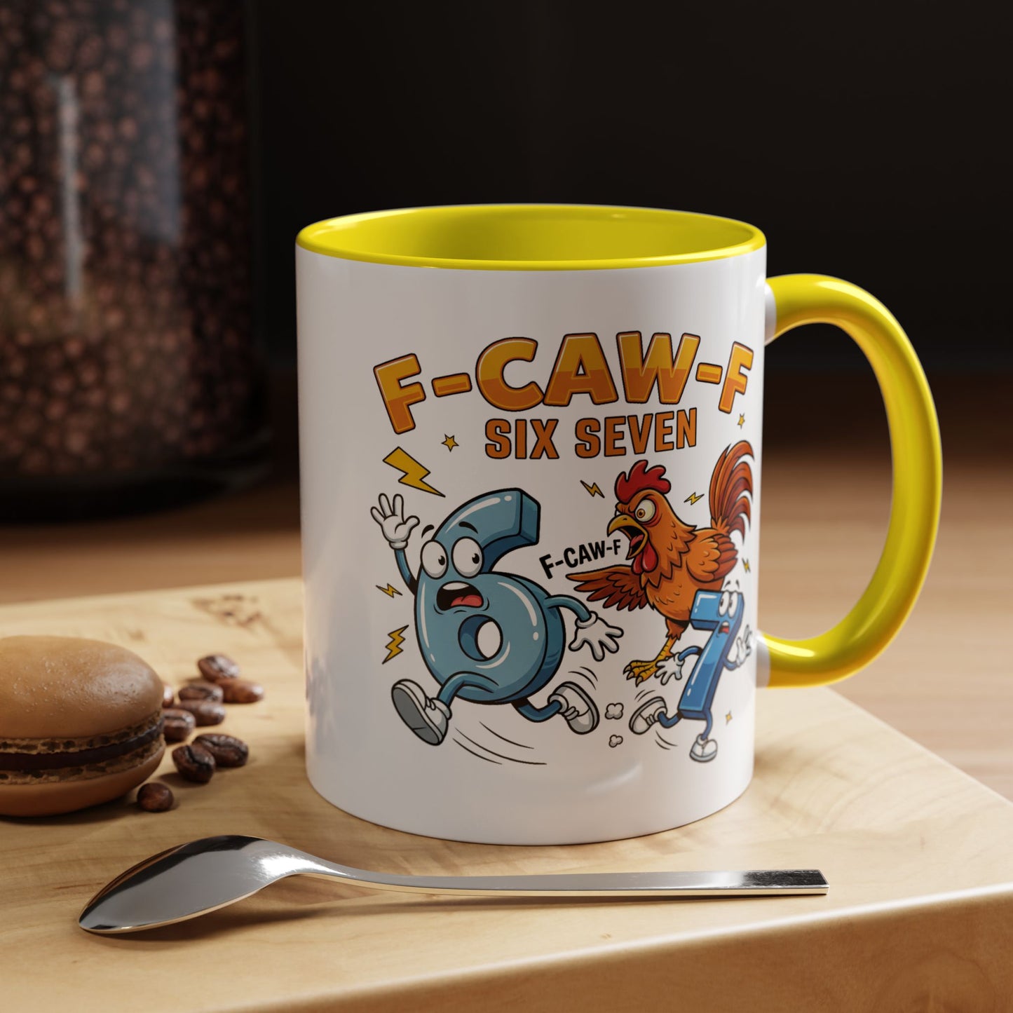 Humor Mug - F-CAW-F Six Seven