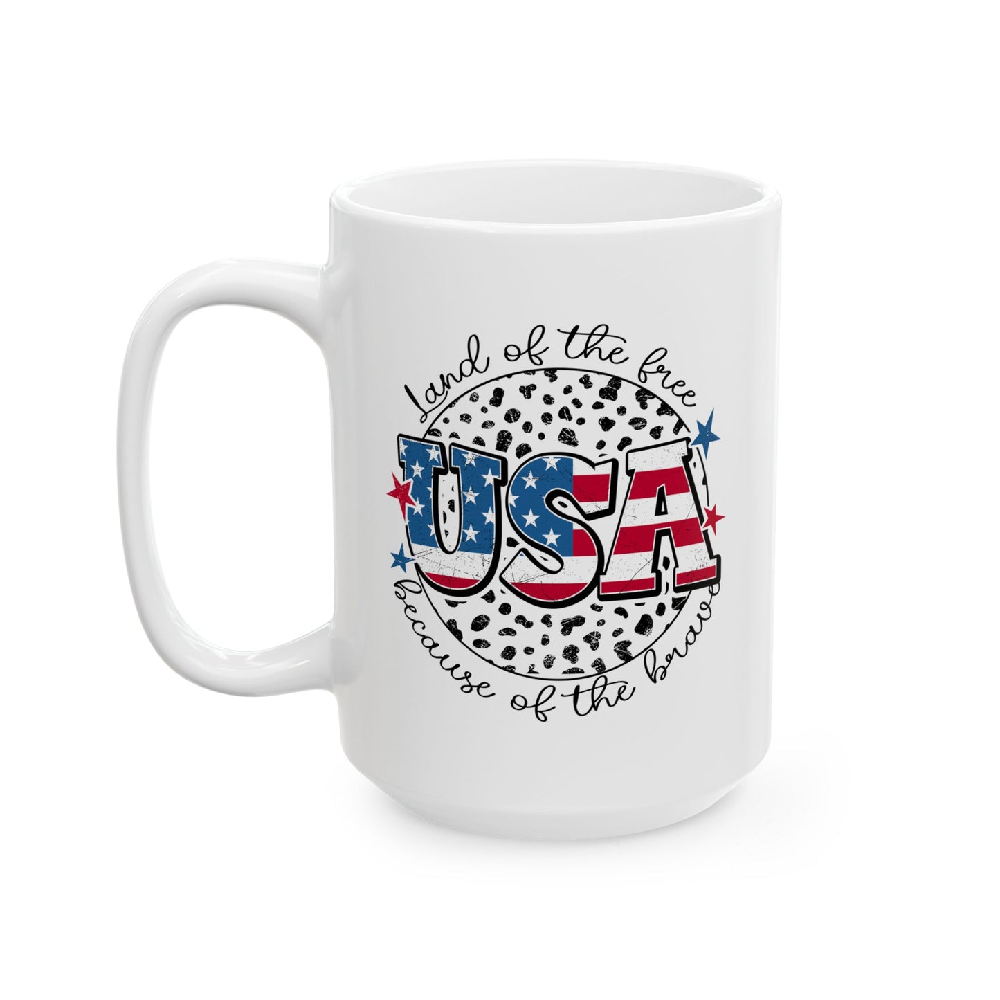 4th of July Mug - USA Land of the Free