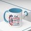 4th of July Mug - God Bless America Sunflower