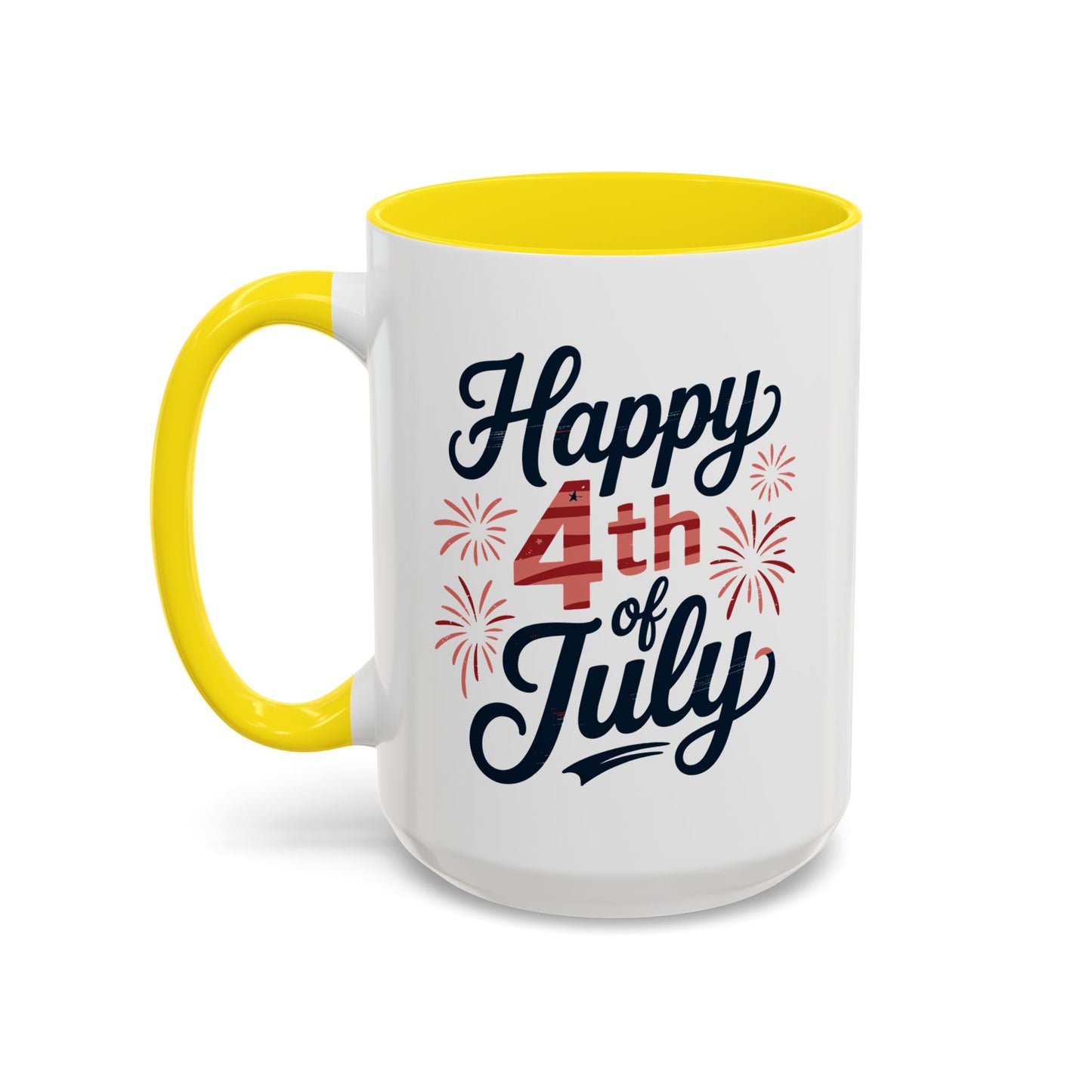 4th of July Mug - Happy 4th of July Fireworks