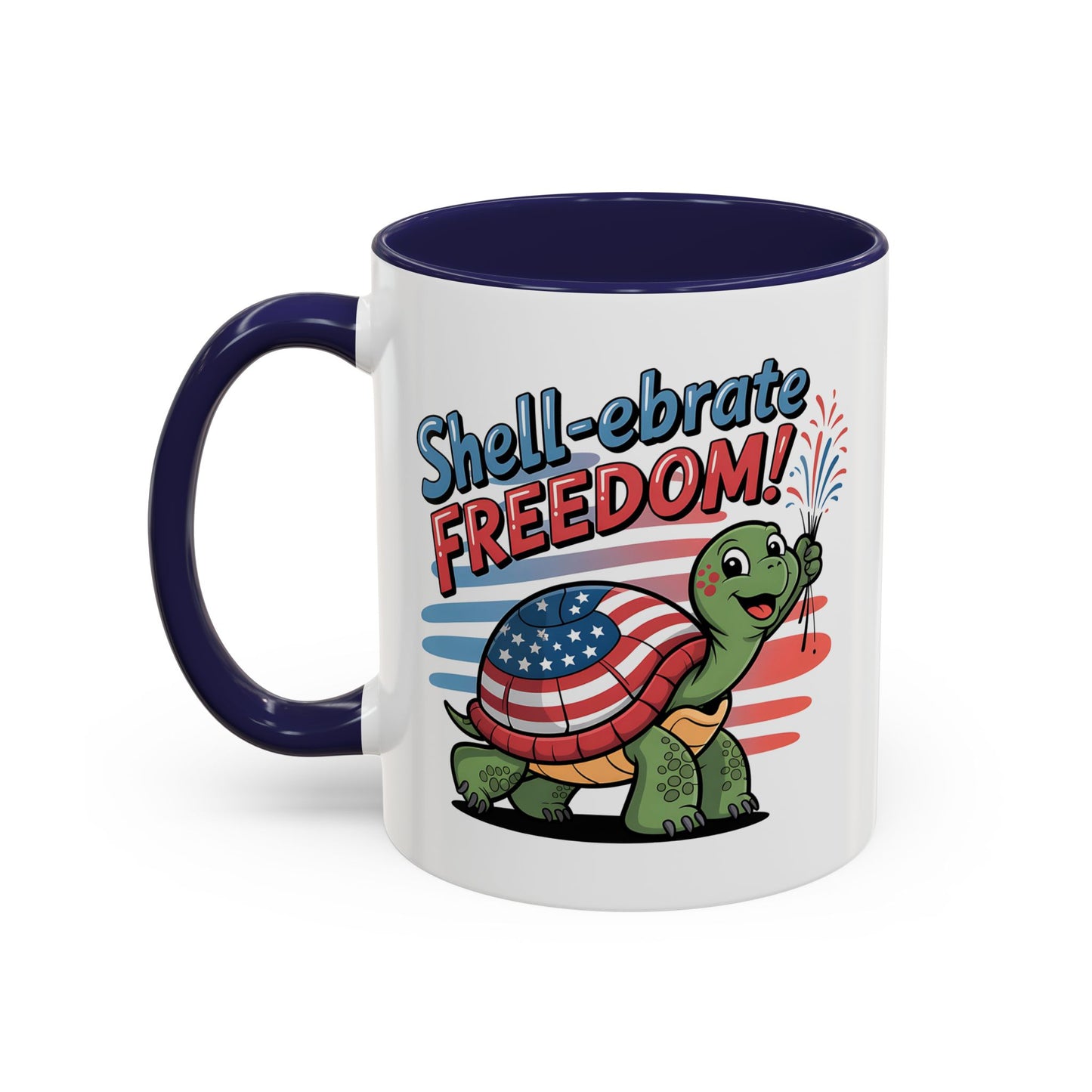 4th of July Mug - Shell-ebrate Freedom