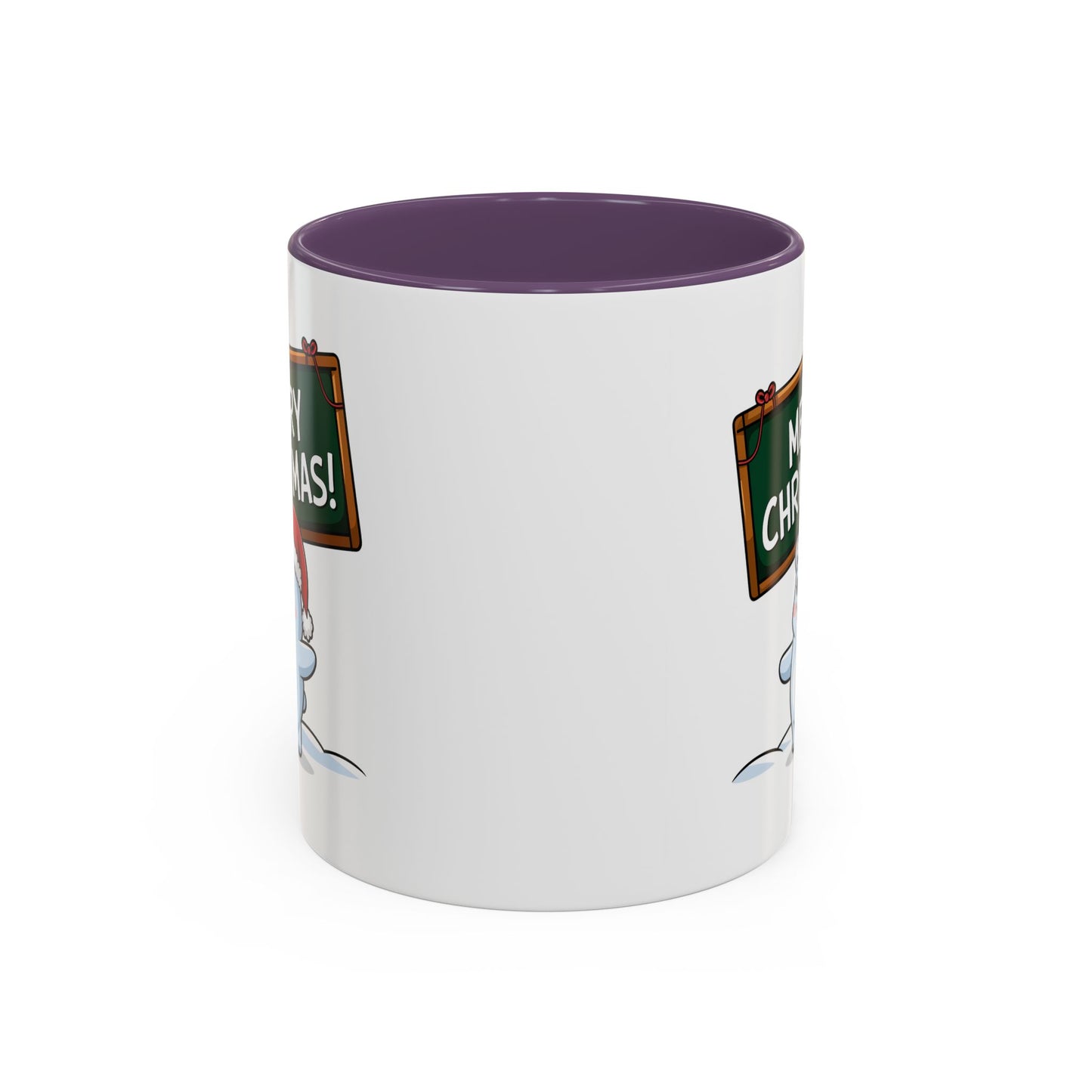 Christmas Mug - Merry Christmas White Text Seal Pup