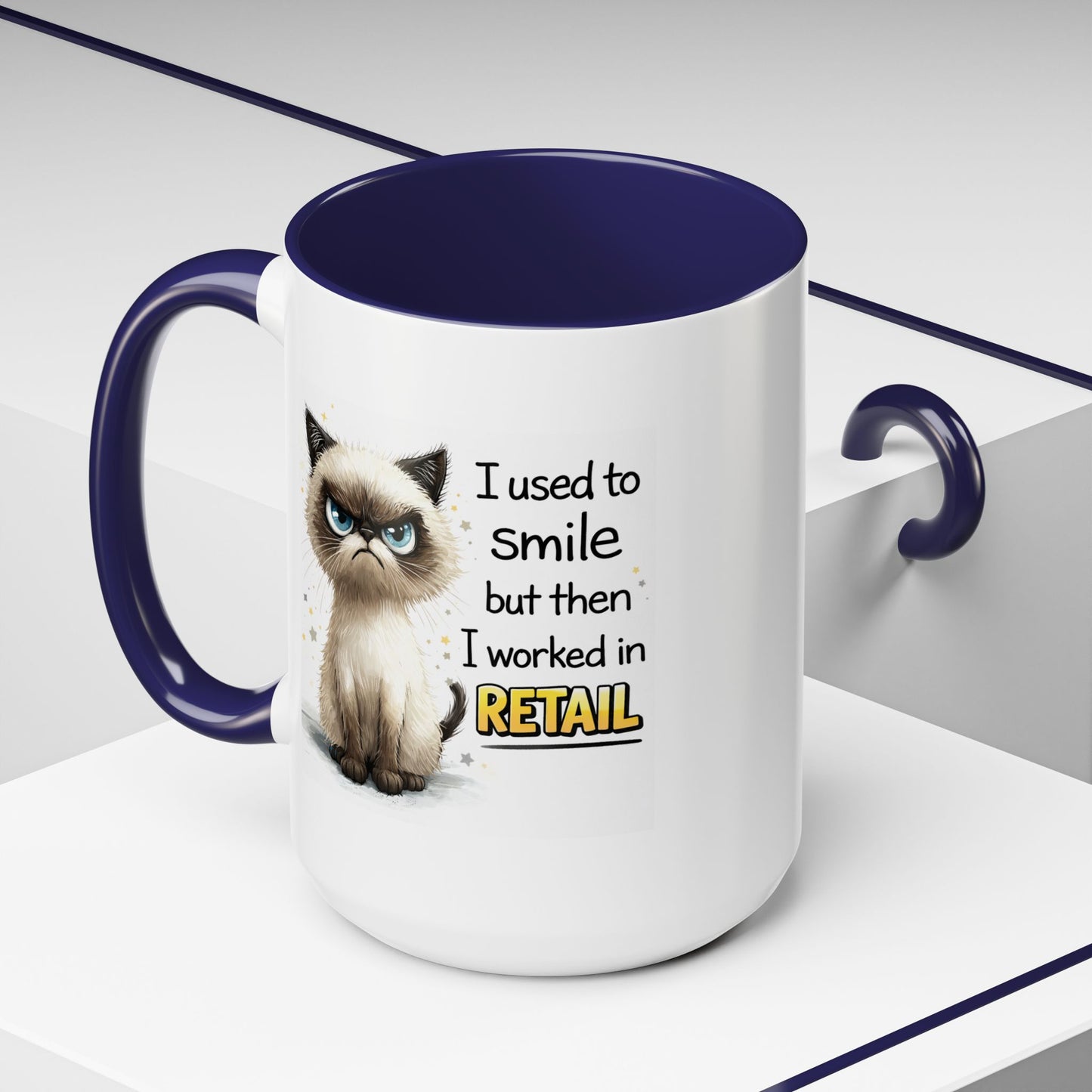 Humor Mug - I Used To Smile