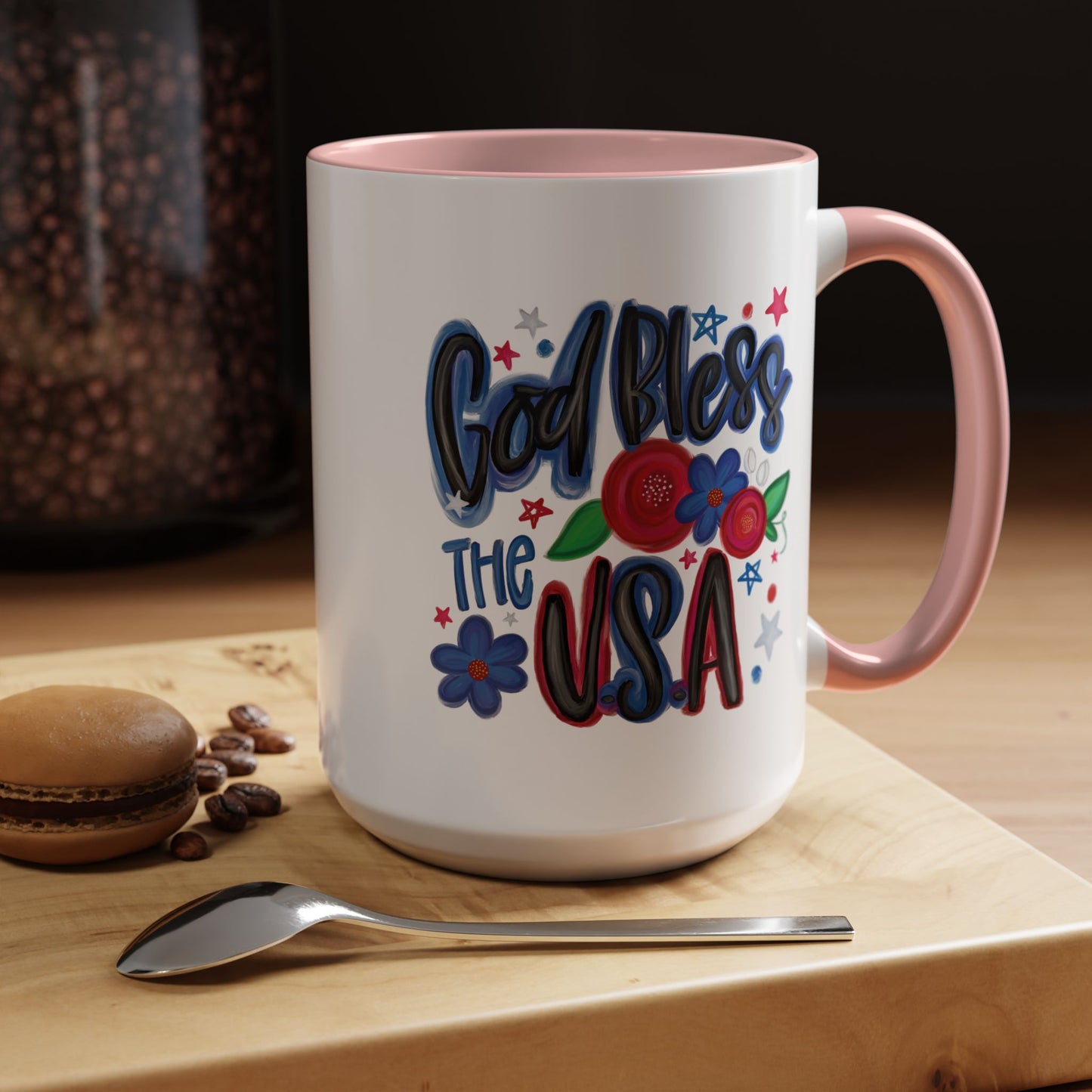 Religious Mug - God Bless Graffiti