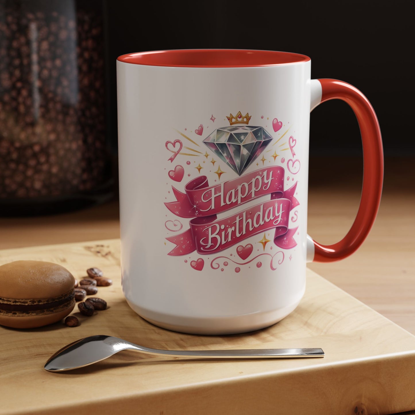 Birthday Mug - Diamond Crown