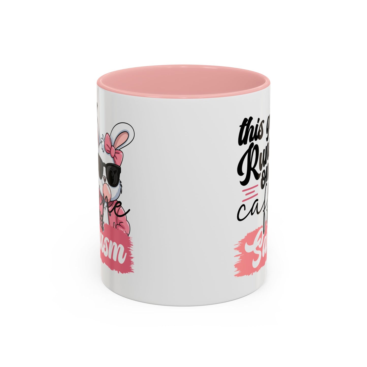 Humor Mug - This Girl Runs on Caffeine & Sarcasm
