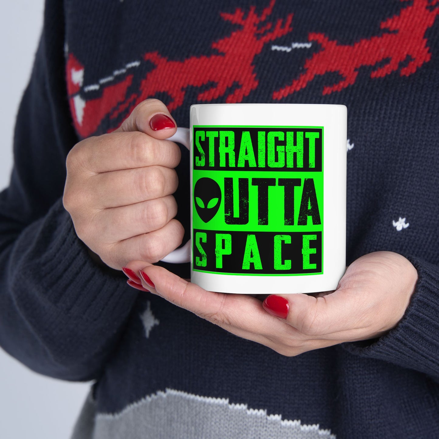 Alien Mug - Straight Outta Space
